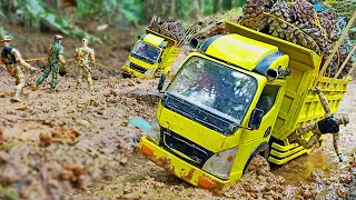 Rc Dump Truck Crashes in the Mud on an EXTREME Climb! Crita Miniature Truck