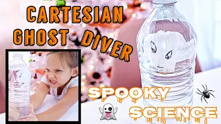 SPOOKY DIVING GHOSTS EXPERIMENT: 31 DAYS OF HALLOWEEN KIDS STEM SCIENCE EXPERIMENTS & ACTIVITIES