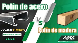 Polín de acero vs. polín de madera: ¿Cuál es mejor? 🤔​