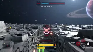 Star Wars Battlefront doing the WHOLE TRENCH run as Luke Skywalker (Red Five)