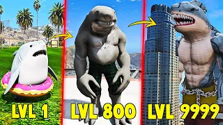 ATUALIZEI o BABY SHARK FRACO até o MAIS FORTE no GTA 5 ! ( GTA V Mods )