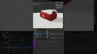 Snow Material in one click😱 Here's How - Blender Easy Tutorial