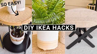 DIY IKEA HACKS For Your Patio ☀️ Incredibly EASY & AFFORDABLE Outdoor Furniture + Decor Ideas!