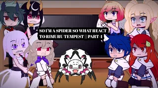 so I'm a spider so what react to rimuru tempest || part -1