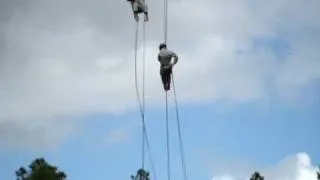 Air Assault School. Rappelling from a Blackhawk #3