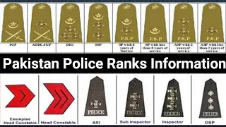 Ranks in Pakistan | Ranks and Salary in Pakistan | Punjab Police Ranks | Police Interview Pakistan