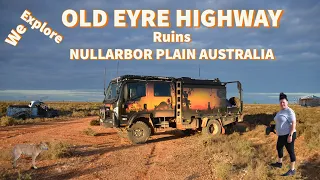 We Explore the Old Eyre Highway Ruins, Nullarbor Plain, Outback Australia