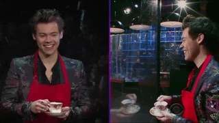 Harry Styles played a game of “Flinch” On ‘Late Late Show’ With James Corden