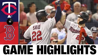 Twins vs. Red Sox Game Highlights (8/25/21) | MLB Highlights