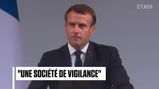Pour combattre "l'hydre islamiste", Macron veut bâtir "une société de la vigilance"