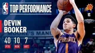 Devin Booker Leads the Suns With a Big 40-Point Night | February 26, 2018