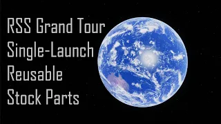 Reusable, Single-Launch Real Solar System Grand Tour with Stock Parts | Kerbal Space Program