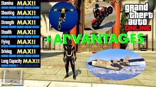 GTA V: How to max out ALL of your skills!! (online)