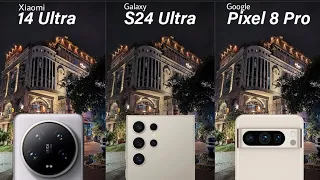 Xiaomi 14 Ultra VS Galaxy S24 Ultra VS Google Pixel 8 Pro Camera Test Comparison