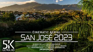【5K】🇨🇷 San Jose from Above 🔥 Capital of COSTA RICA 2023 🔥 Cinematic Wolf Aerial™ Drone Film
