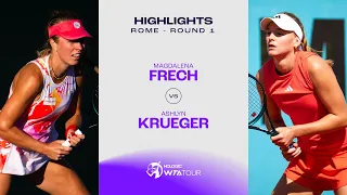 Magdalena Frech vs. Ashlyn Krueger | 2024 Rome Round 1 | WTA Match Highlights