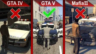 COPS LOGIC COMPARISON | GTA IV vs. GTA V vs. Mafia II | PC | ULTRA