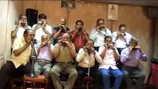 Hai apna dil tho aawara..group harmonica