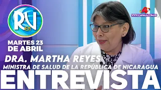 Doctora Martha Reyes, Ministra de Salud en la Revista En Vivo – 23 de abril del 2024