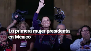 #Elecciones2024MX | Así celebró Claudia Sheinbaum ser la virtual ganadora, según el conteo rápido