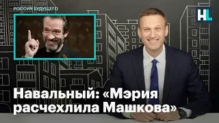 Навальный: «‎Мэрия расчехлила Машкова»‎
