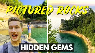 Hiking to HIDDEN GEMS at Pictured Rocks National Lakeshore | Upper Peninsula