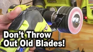 Testing Out the Sharp Pog | How to Sharpen Multi-tool/Oscillating Tool Blades