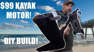 $99 KAYAK TROLLING MOTOR DIY!..."Minn Kota Mota on Your Bota!"