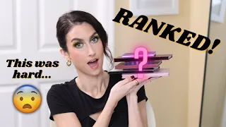 RANKING ALL OF MY NEWEST PALETTES from WORST to BEST! This was HARD!