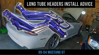 Everything You Should Know About Long Tube Header Install [99-04 Mustang GT 2V 4.6]