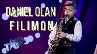 Romanii Au Talent 2022: Daniel Olan Filimon a facut spectacol cu saxofonul in fata juratilor!