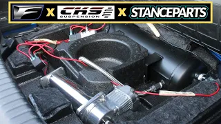 Detailed Lexus RCF STANCEPARTS Air Cup Install On CKS Coilovers With Wiring Guide