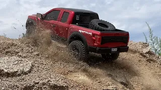 Traxxas TRX4 FORD RAPTOR F150 Off-road Driving | AXE 2700KV | 4X4 RC Car V.3