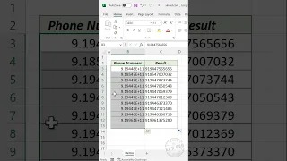 Get rid of Scientific Notation and display Numbers in proper format in Excel