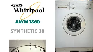 Whirlpool Aqualine AWM1860 Washing Machine - [8] Synthetic 30