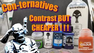 Con-ternatives! Contrast Alternatives Cheaper Paints Same Effect! Underpainting Preshading Filtering