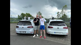 Golf R 7.5 "weisse Sau" Trackday NOS: Amazing lap with @keepracing2781 on his Golf GTI TCR!