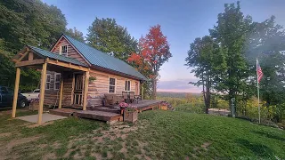 Building Mudroom Walls on The Off Grid Cabin and Organizing the Lean-Tos