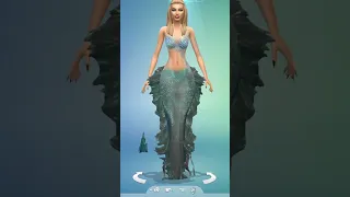 Margot Robbie as a Mermaid in the Sims 4 #sims4 #thesims4 #mermaid