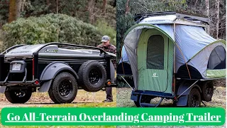 A Convenient and Aesthetic Motorcycle/ATV Carrier, New Go All-Terrain Overlanding Camping Trailer