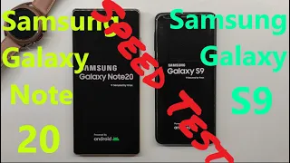 Samsung Galaxy Note 20 vs Samsung Galaxy S9 - SPEED TEST + multitasking - Which is faster!?