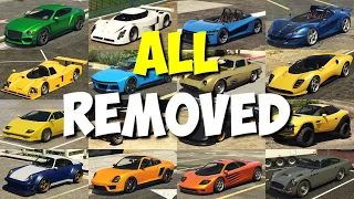 EVERY Car Rockstar REMOVED From GTA Online (San Andreas Mercenaries)