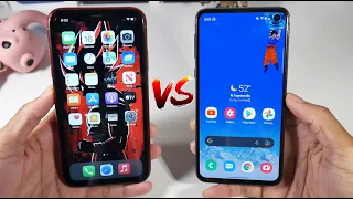 Samsung Galaxy S10e VS iPhone XR (Speakers, Speed Test & PUBG Graphics) 2021-2022