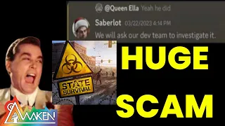 Biggest SOS Scam [She threw Saberlot under the bus] - State of Survival