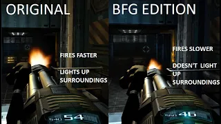 Doom 3 Original vs BFG Edition Weapon sounds Comparison
