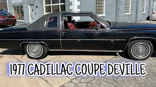 1977 CADILLAC COUPE DEVILLE FOR SALE 30,000 ORIGINAL MILES AND UPGRADES TO THE BUILD