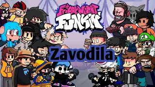 FNF Zavodila pero en cada turno es un youtuber distinto Remastered (Utau Covers)