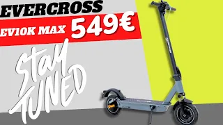 EVERCROSS EV10K MAX mit ABE - FÜR 549€ - 30KM/H TUNING - LIVE im UNBOXING! #escooter #evercross