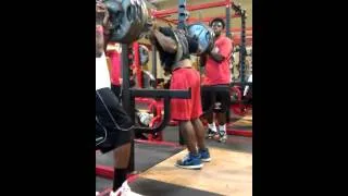 James Triplett squats 520 lbs!