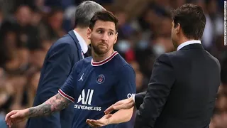 Messi's Angry Reaction after substituted |PSG vs LYON match